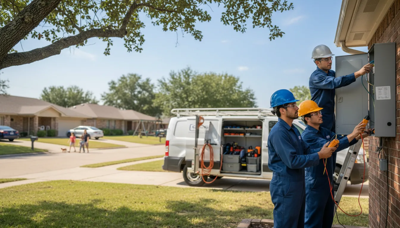 Certified electrician providing emergency electrical services in Guyton, GA